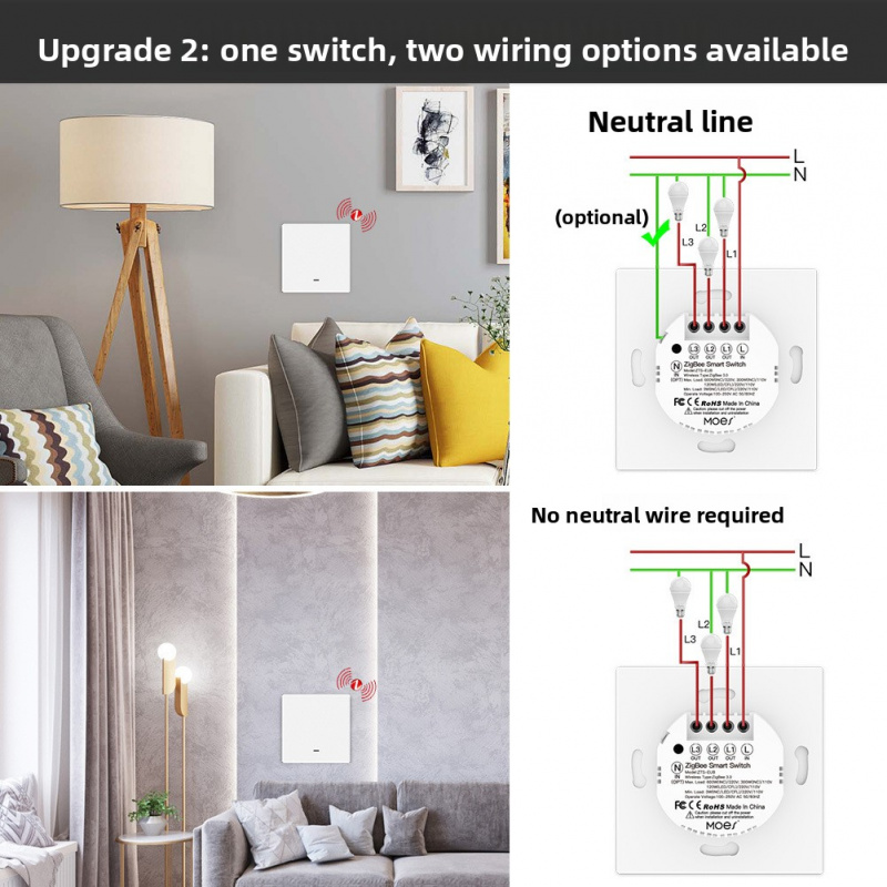 MOES 투야 지그비 스마트 버튼 벽 스위치 앱 원격  - Universal Remote Smart Home 리뷰 및 가격