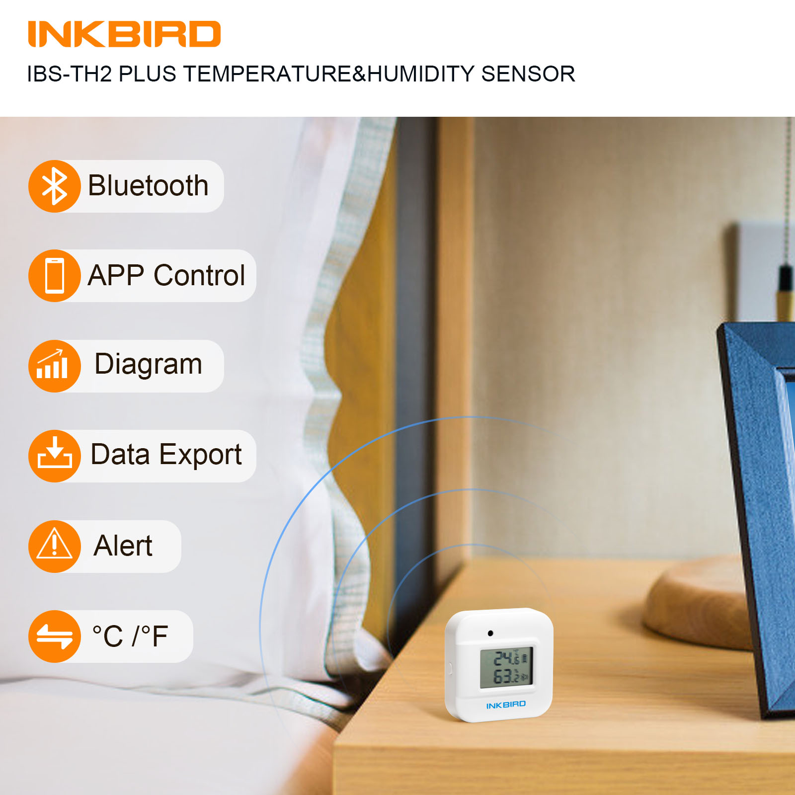 INKBIRD IBS-TH2 Plus 스마트 온도 습도 - Smart Home Plus 리뷰 및 가격