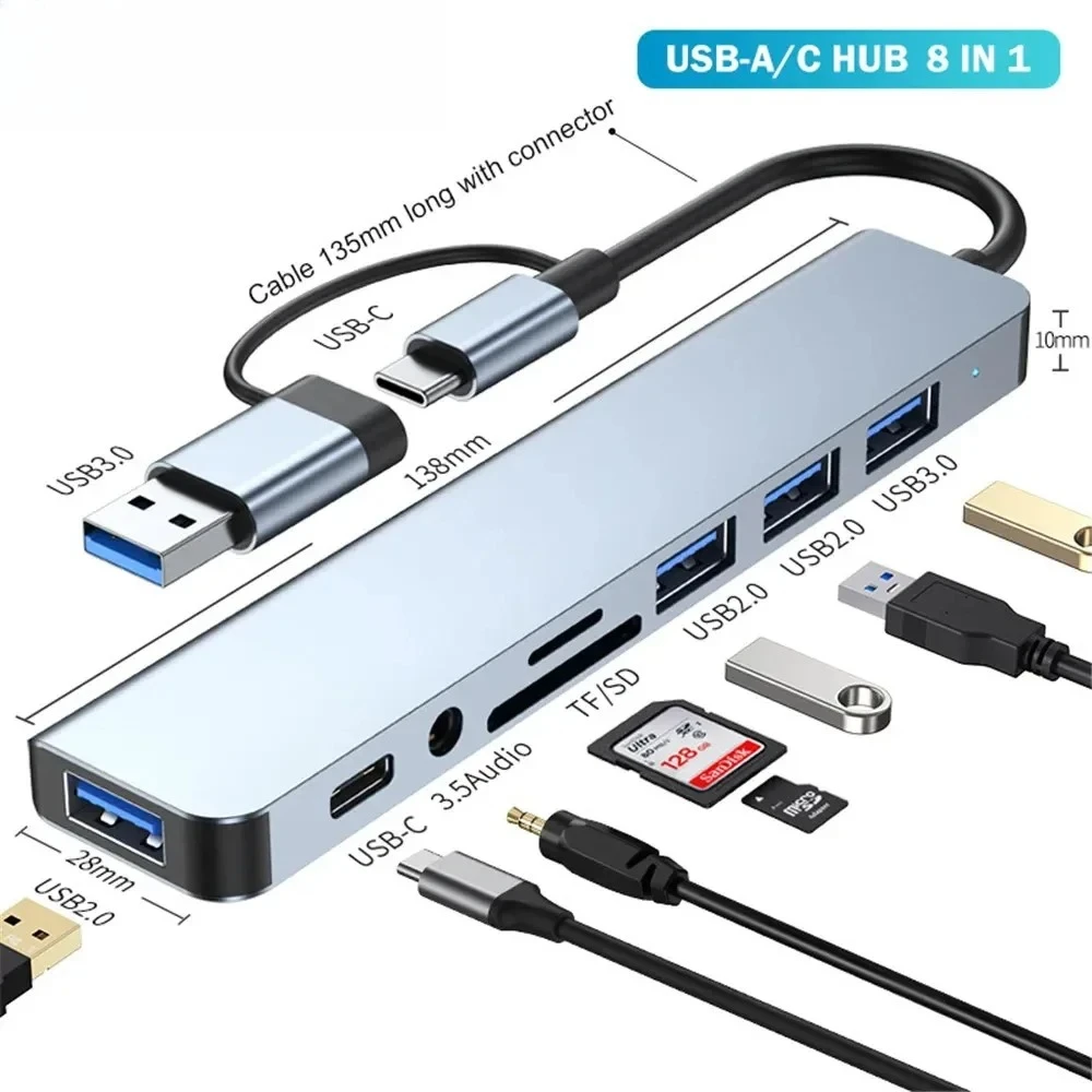 8-in-2 USB C 허브 멀티포트 어댑터 Xiaom - Smart Home Hub 2 리뷰 및 가격